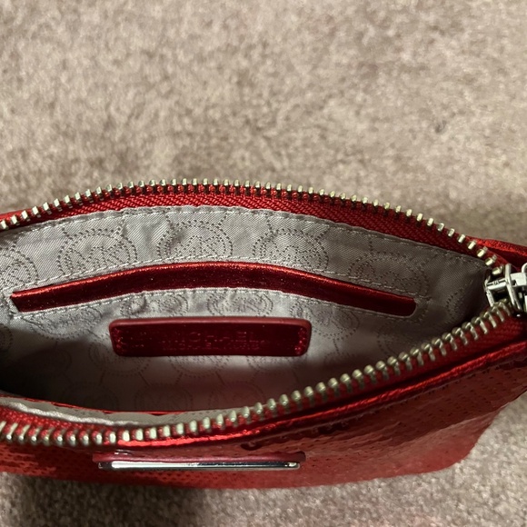 Michael Kors Red Sequin Wristlet - Picture 5 of 10